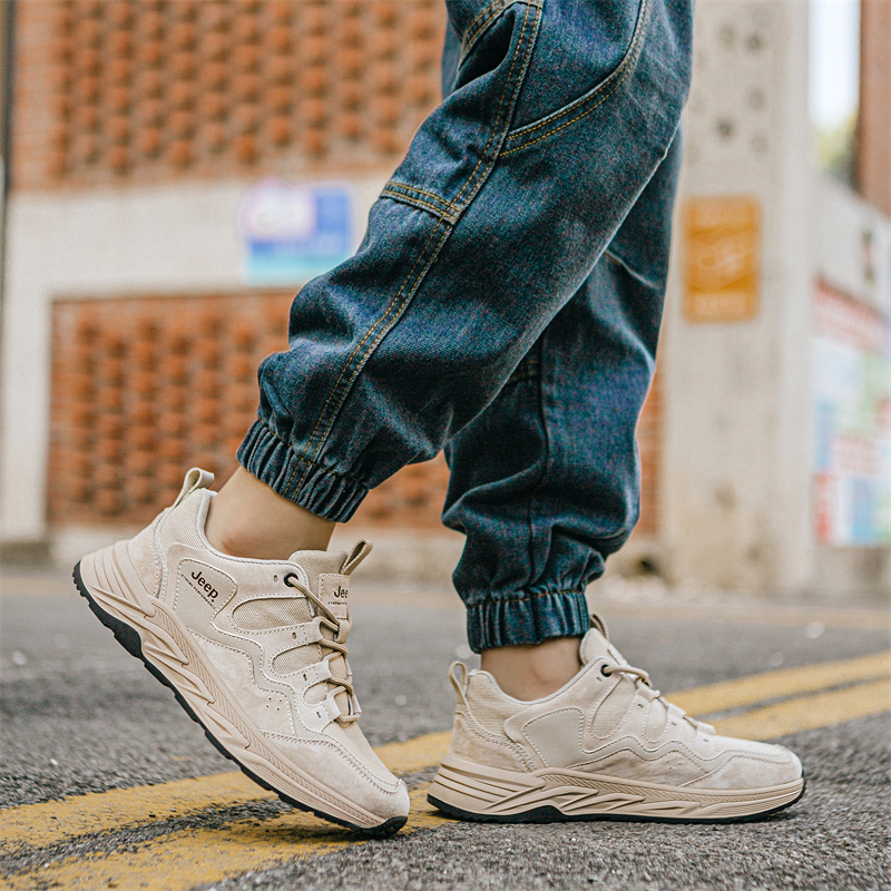Jeep Low top Hiking Shoes Men’s Sand