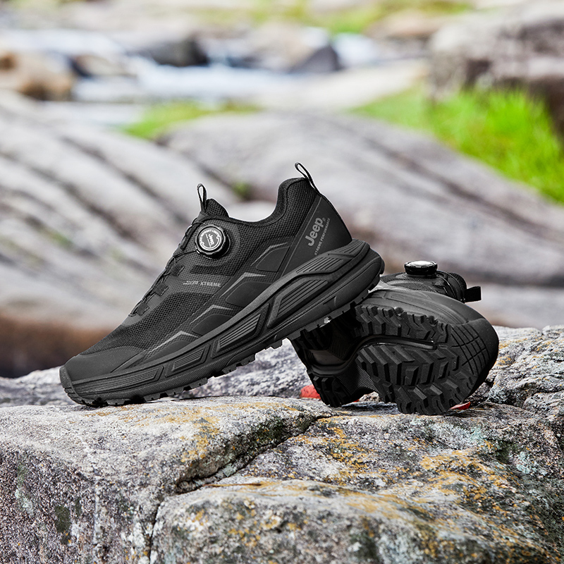 Jeep Marathon Training Sprint Physical Fitness Test & Exam Racing Running Shoes Men’s Black