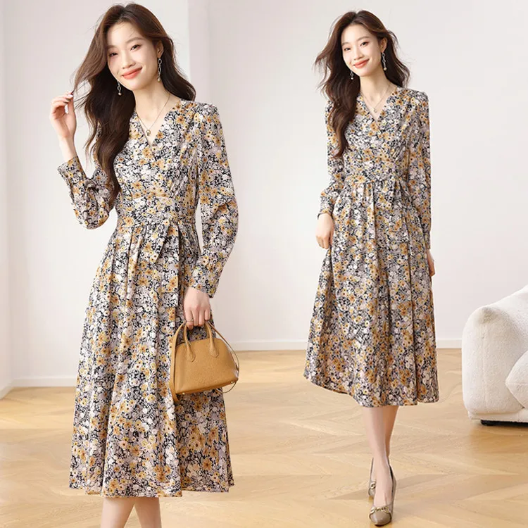 PIERRE CARDIN Long-Sleeved Dresses Women's Multicolor