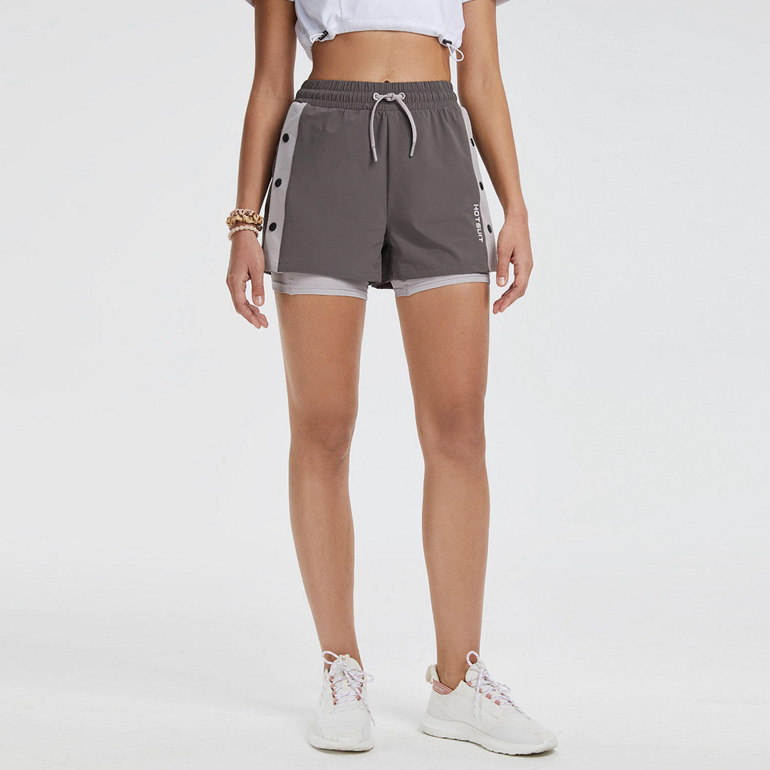 HOTSUIT Body Shaping Collection Sports Shorts Women’s Moderate Mock Two Piece