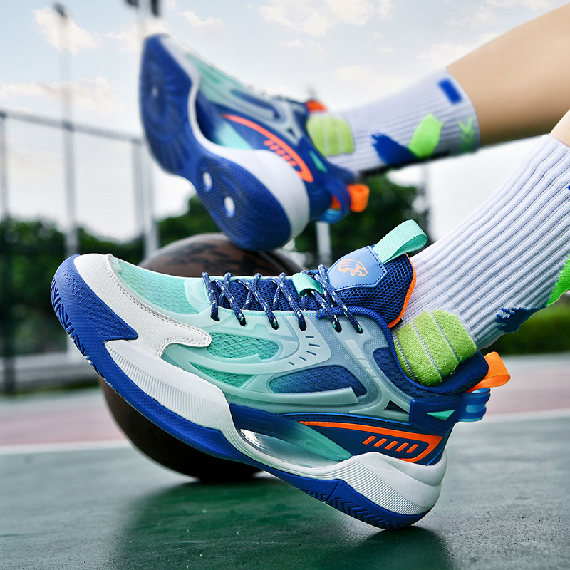 TONYBEAR Synthetic Leather Slip Resistant Abrasion Resistant Slip Resistant Abrasion Resistant Low top Basketball Shoes
