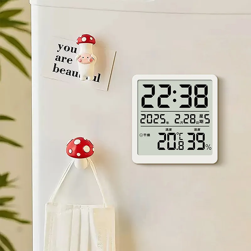 HENSE Электронный механизм ABS Будильник Унисекс Белый HA3702