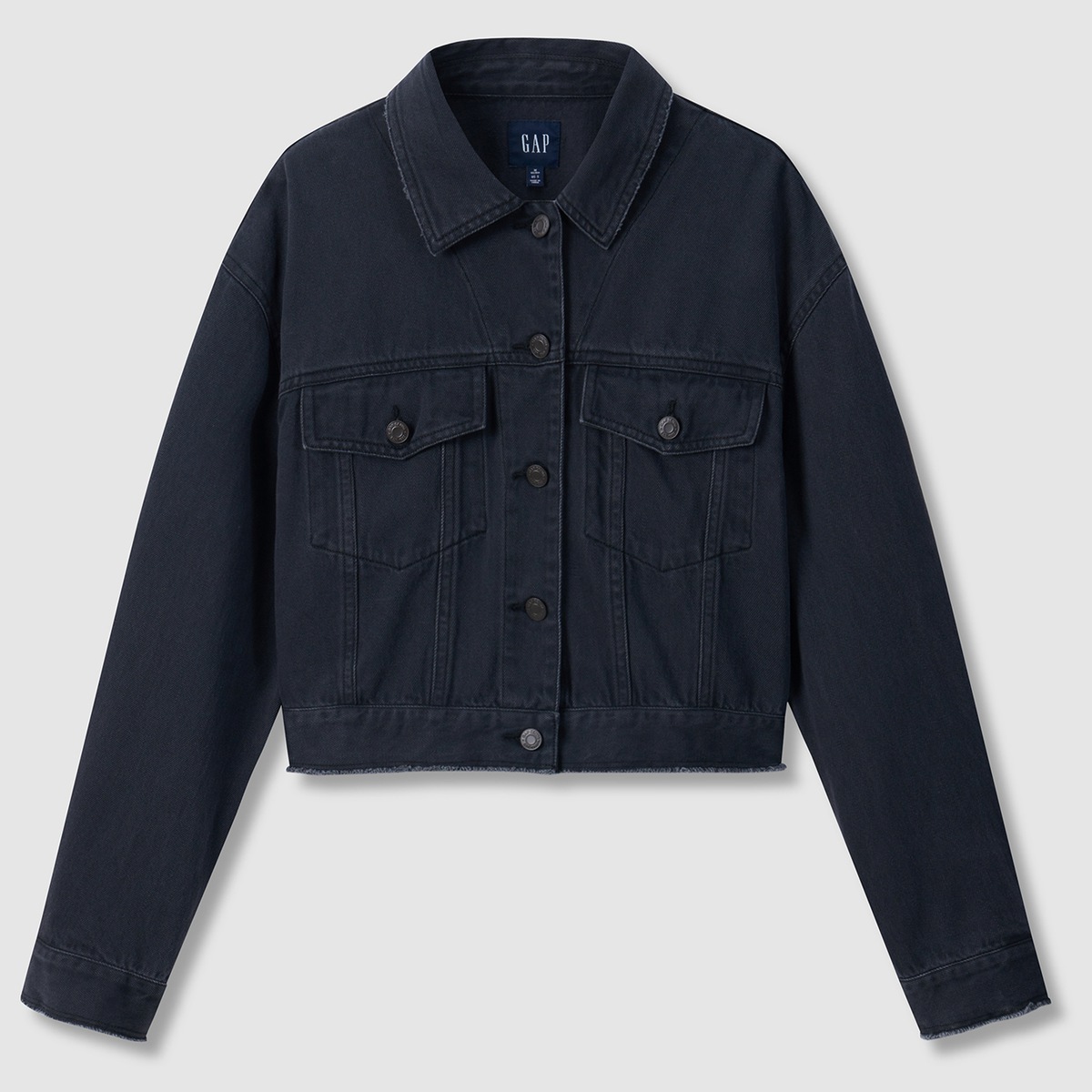Женская куртка GAP Denim Jacket (голубая) — фото 7