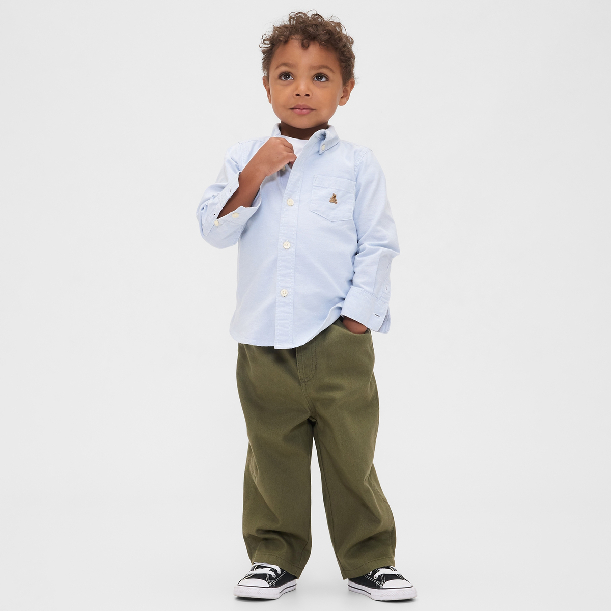 Брюки GAP Kids Tapered (зауженные) — фото 3