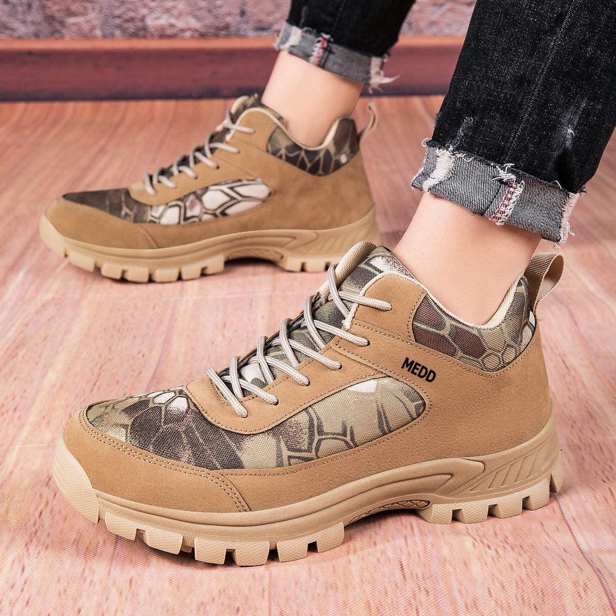 Medd Low top Mountaineering Shoes Men’s Camouflage