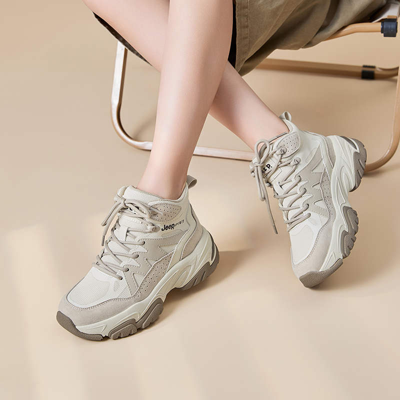 JEEP SPIRIT Synthetic Leather High top Outdoor Shoes Women’s