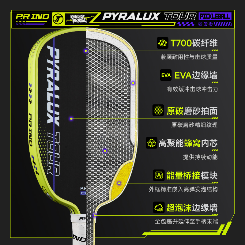 P.R IND Flash Point Pickleball Paddles Unisex