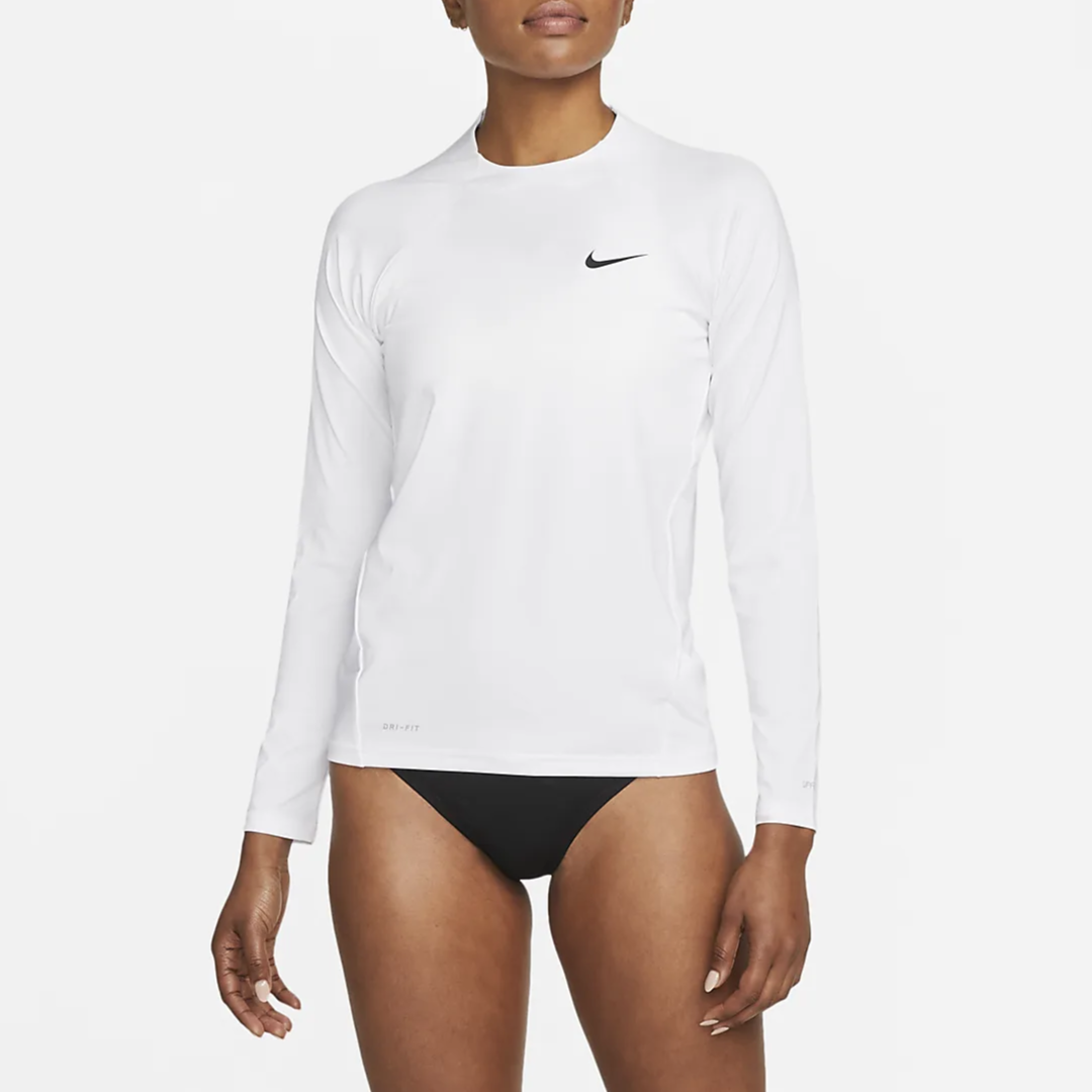 Nike Essential Hydroguard Two Piece Swimsuit Women’s White