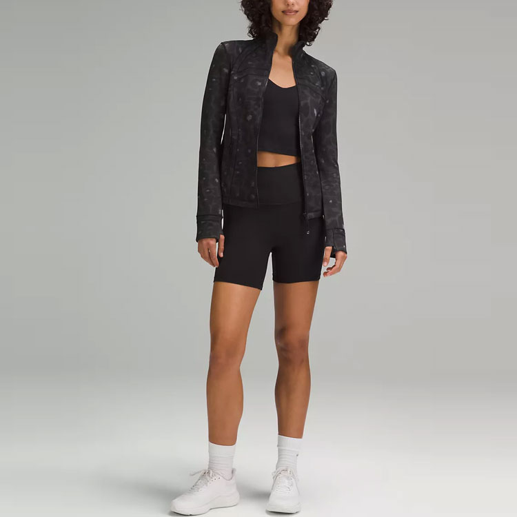 Lululemon Define Jackets & Coats Women’s Leopard Print Black