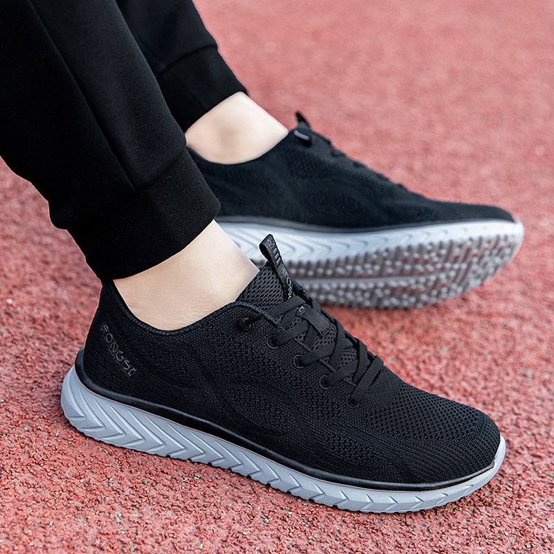 RONGSHI Walking Shoes Slip Resistant Low top Casual Athletic Shoes Men’s