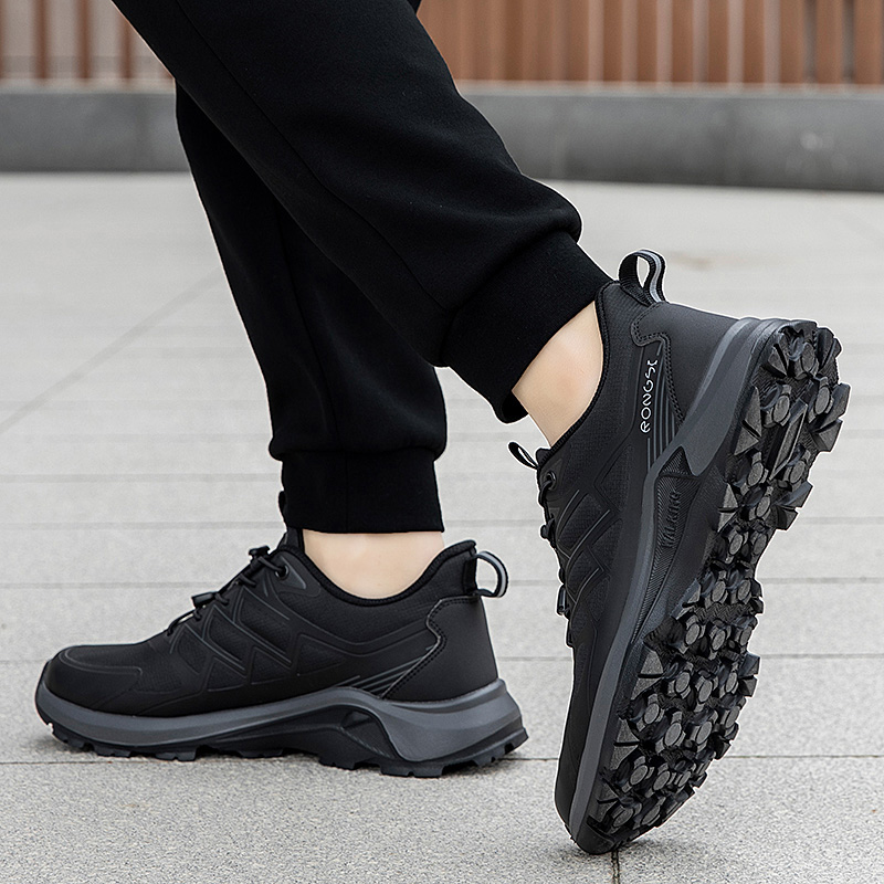 RONGSHI Textile, Synthetic Leather Slip Resistant Abrasion Resistant Low top Casual Sports Shoes Unisex