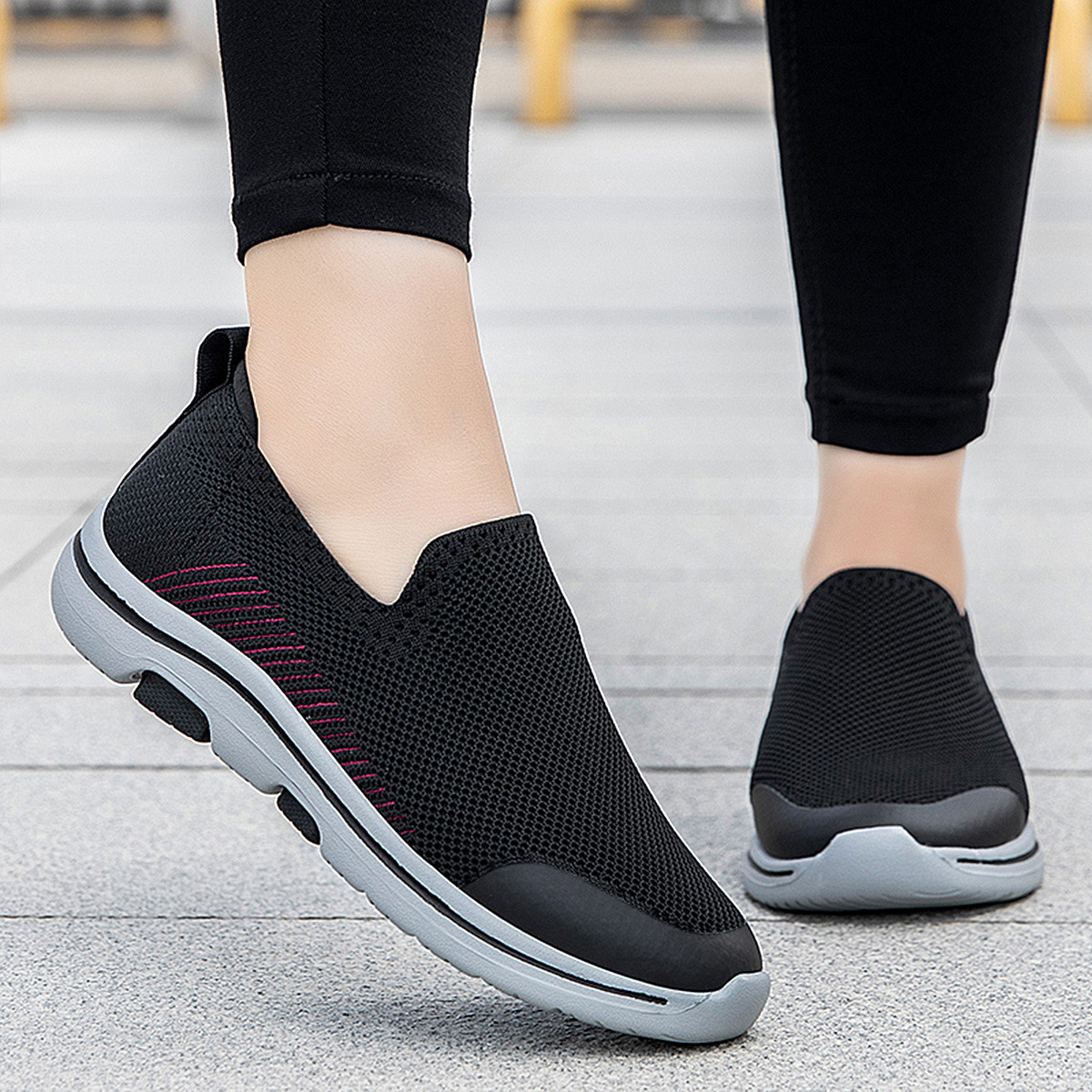 RONGSHI Slip Resistant And Breathable Low top Lifestyle Athleisure Shoes Unisex