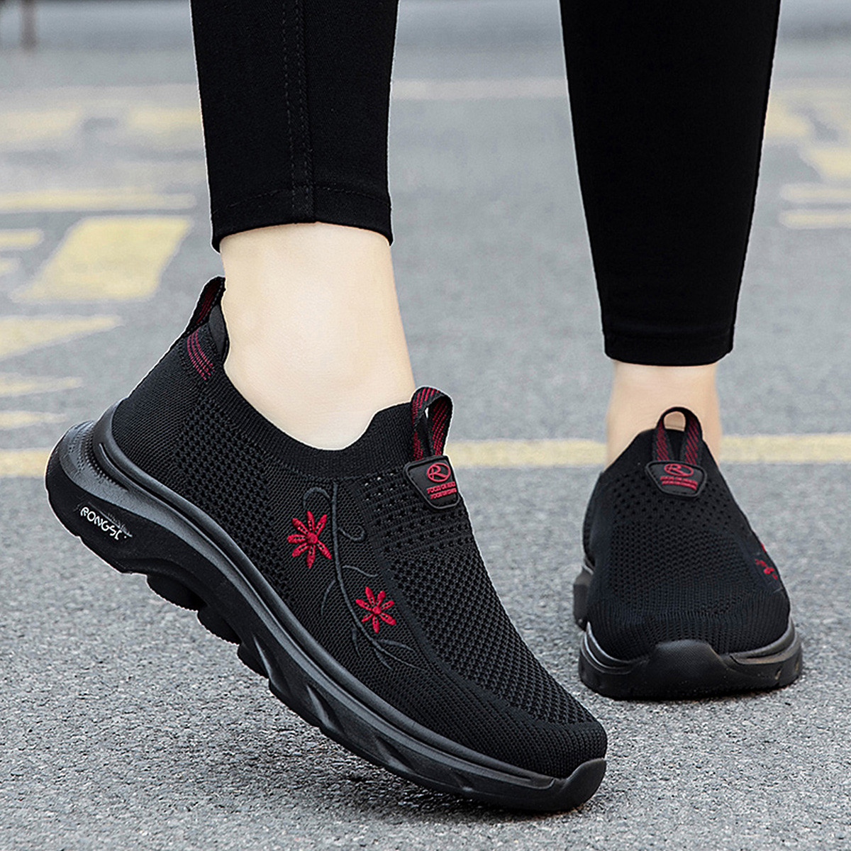 RONGSHI Comfortable Walking Shoes Slip on Casual Shoes Women’s