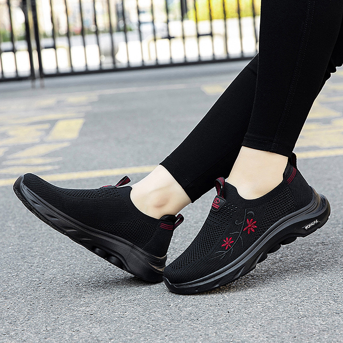 RONGSHI Comfortable Walking Shoes Slip on Casual Shoes Women’s