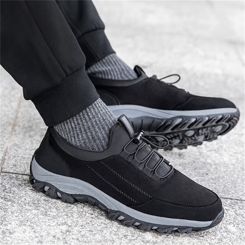 RONGSHI Abrasion Resistant Slip Resistant Lightweight Low top Casual Shoes Chunky Sneakers For Dad And Elderly Men’s