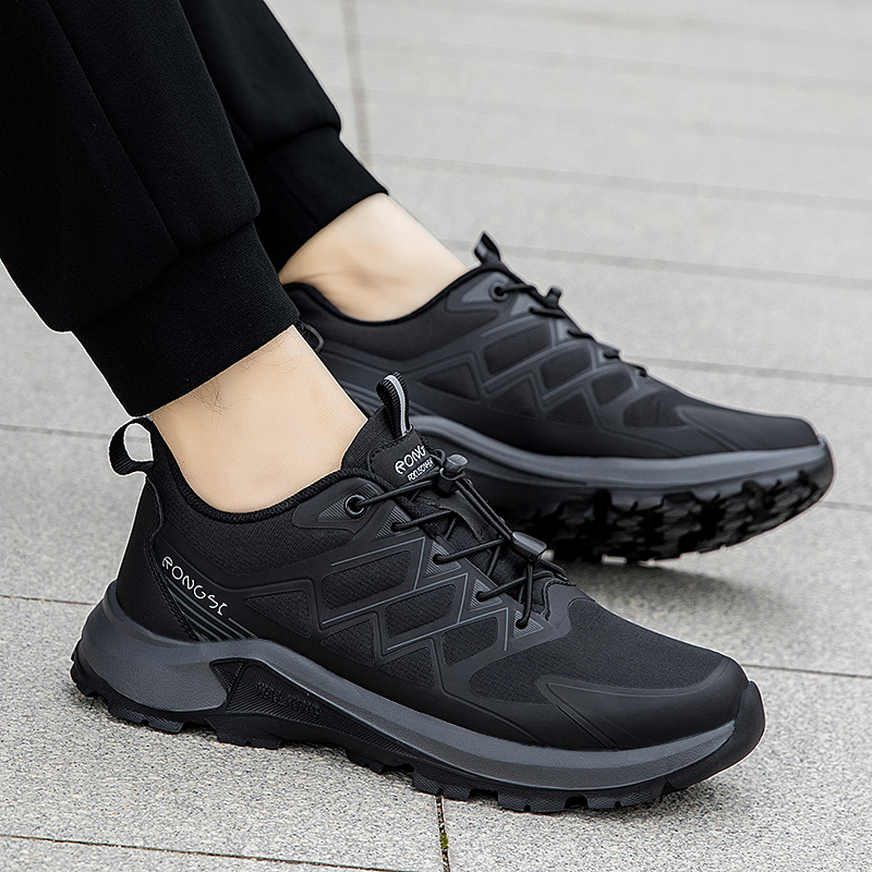 RONGSHI Textile, Synthetic Leather Slip Resistant Abrasion Resistant Low top Casual Sports Shoes Unisex