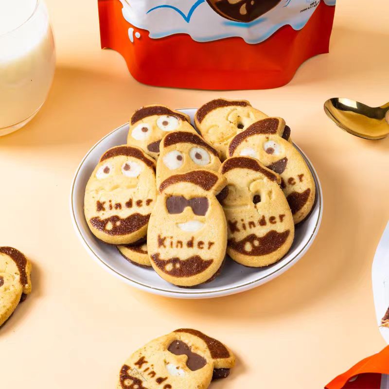 Ferrero Kinder Bueno Milk Cocoa Chocolate Puffy Face Cookies 250g Bag, Popular Online Snack