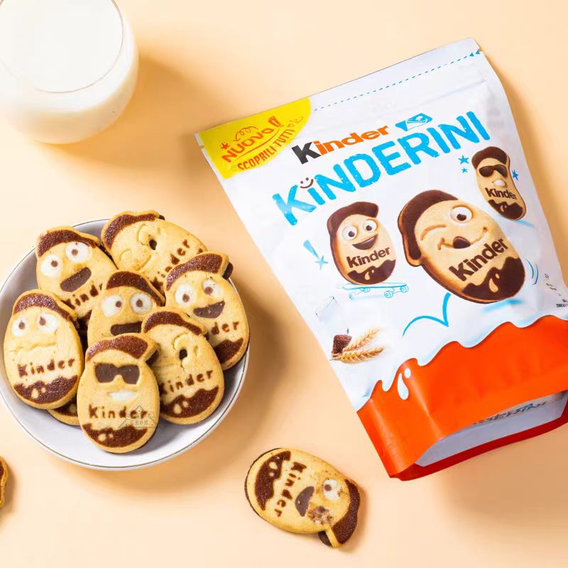 Ferrero Kinder Bueno Milk Cocoa Chocolate Puffy Face Cookies 250g Bag, Popular Online Snack