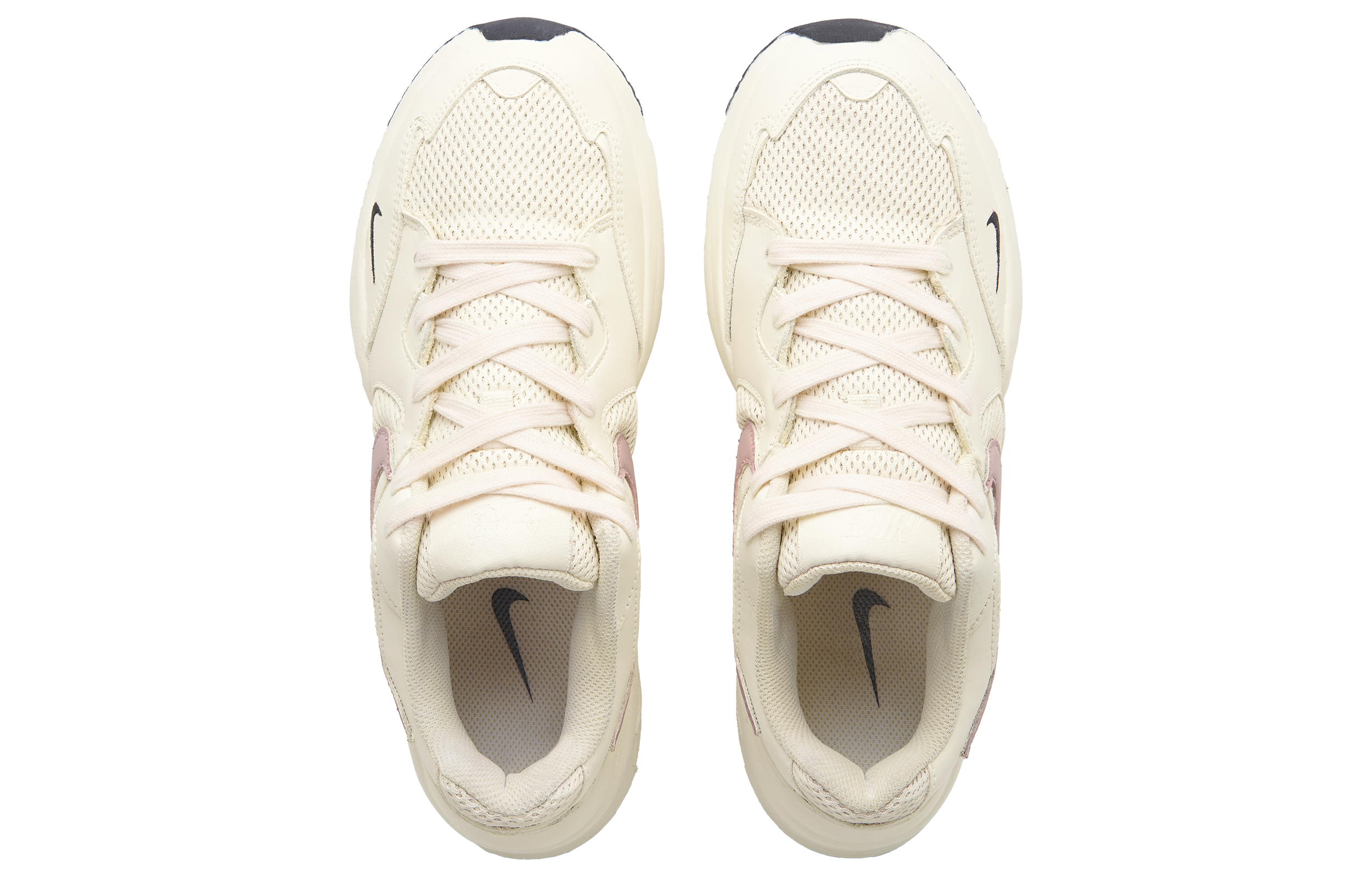Nike Air Max Fusion Abrasion Resistant Low top Running Shoes Unisex Beige White Pink