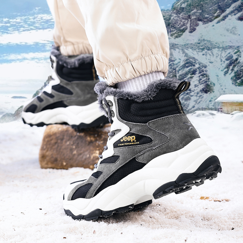 Jeep Pigskin High top Mountaineering Shoes Men’s