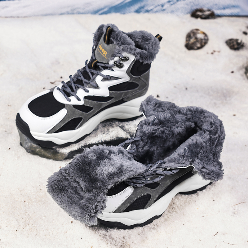 Jeep Pigskin High top Mountaineering Shoes Men’s