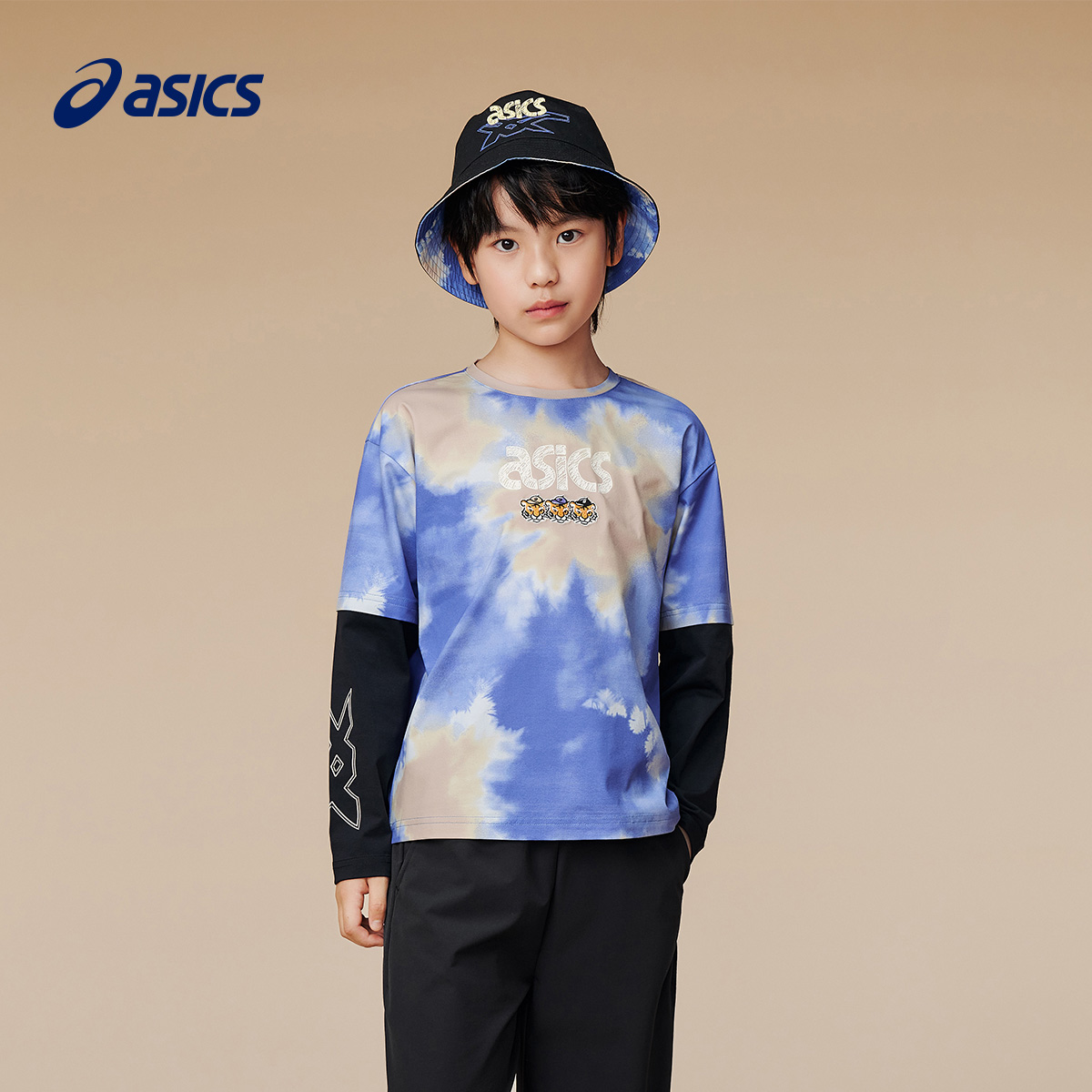 Мужская футболка ASICS (сине-камуфляжная) — фото 4