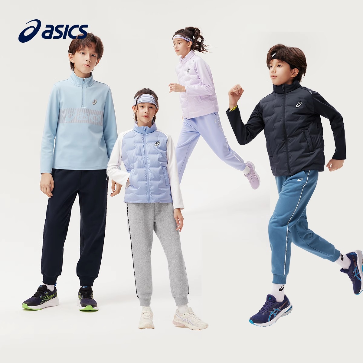 штаны ASICS (синий) — фото 5
