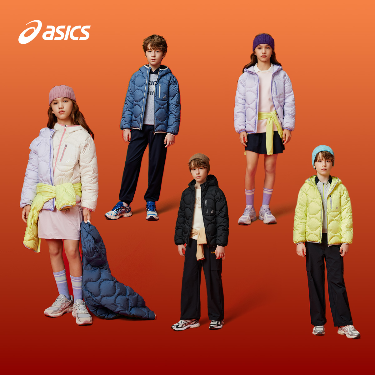 Подростковая куртка ASICS logo (разноцветный) — фото 4