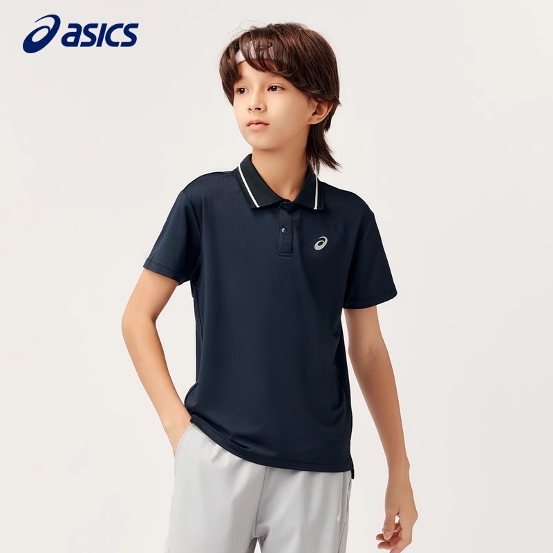 Футболка ASICS AsicsTlogo (синяя) — фото 2
