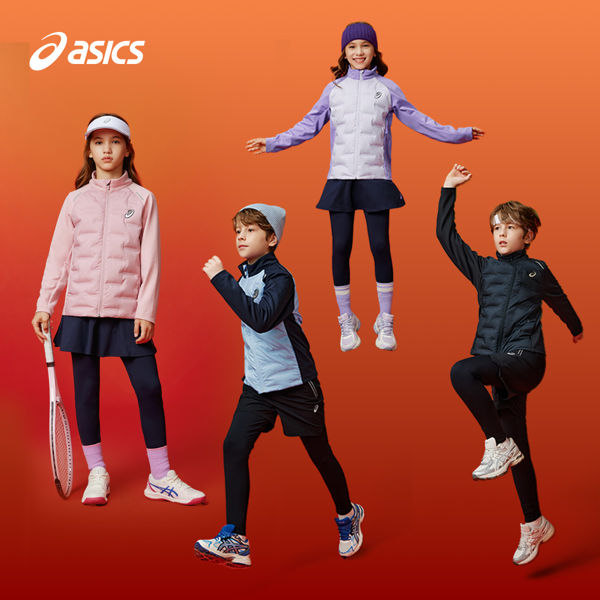 Куртка ASICS (розовая) — фото 4