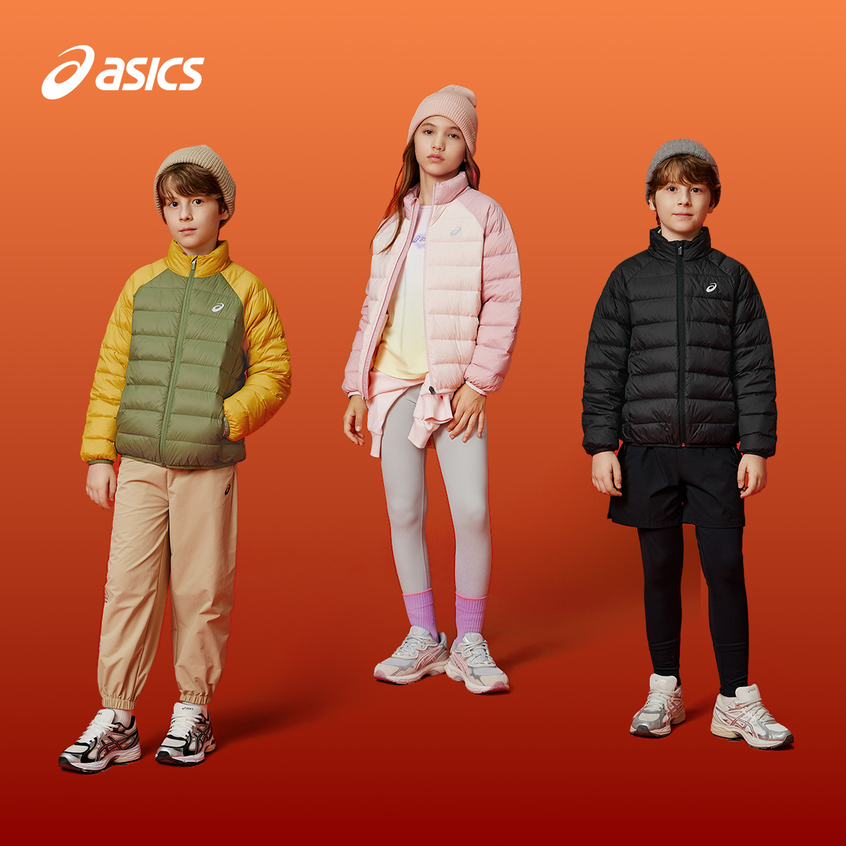 Детская куртка ASICS (черная) — фото 3