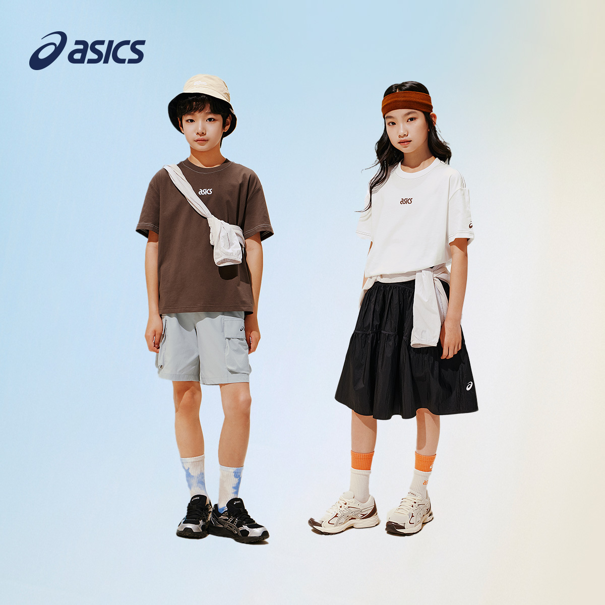 Футболка ASICS (голубая) — фото 7