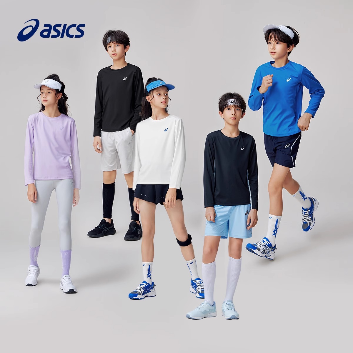 Кофта ASICS (синяя) — фото 5