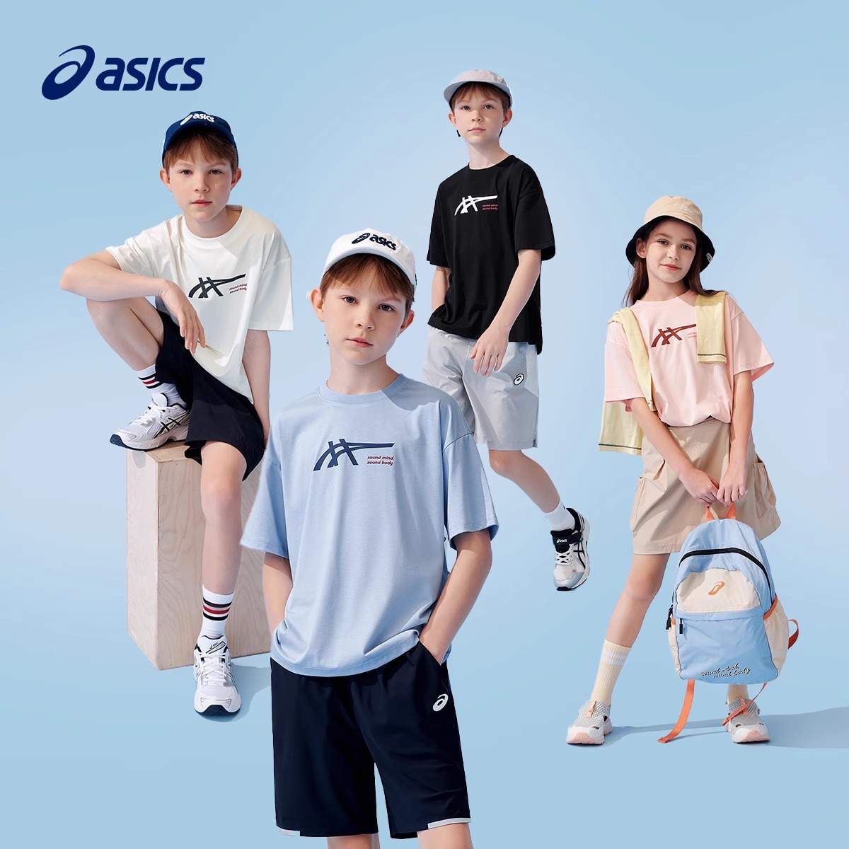 Футболка ASICS (розовый) — фото 4