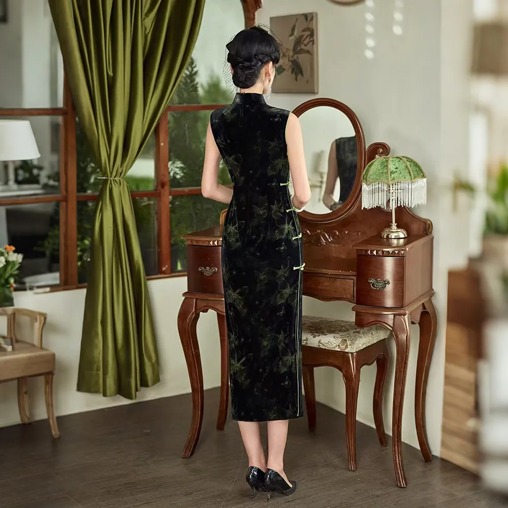 ENEESSI Spring Summer Collection Cheongsam Women's Black