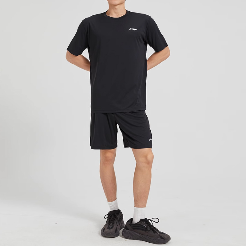 Li Ning Casual Sportswear Men’s Crew Neck Moderate