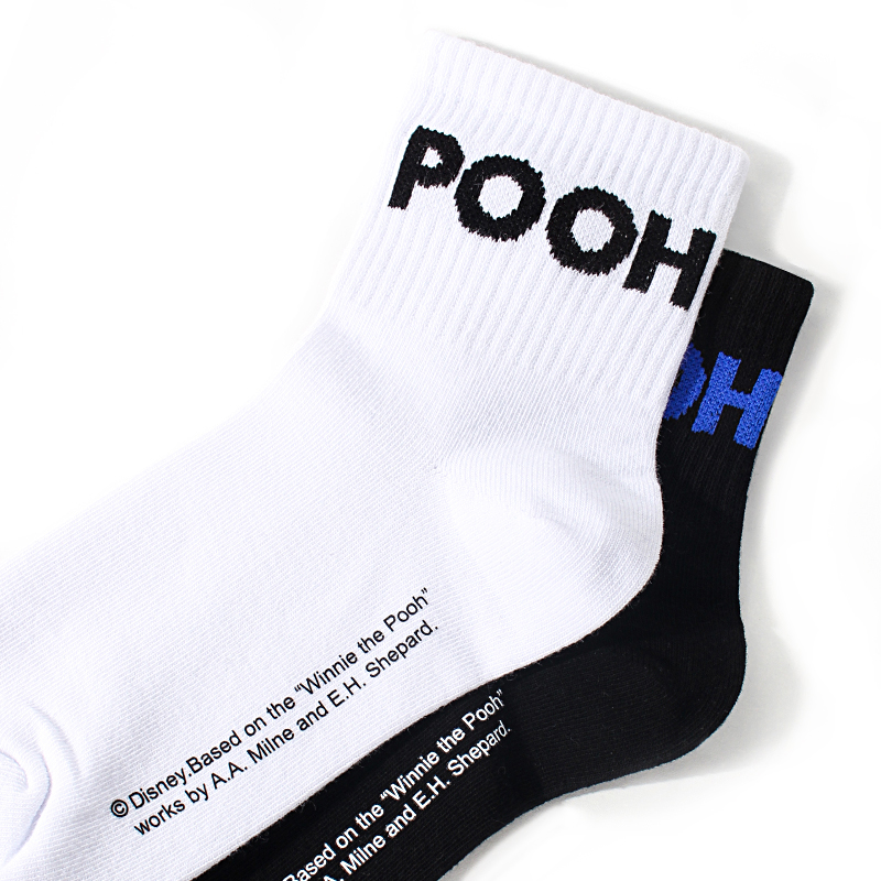 Disney Winnie The Pooh Crew Socks Men’s Shopping Bag 5 Pack