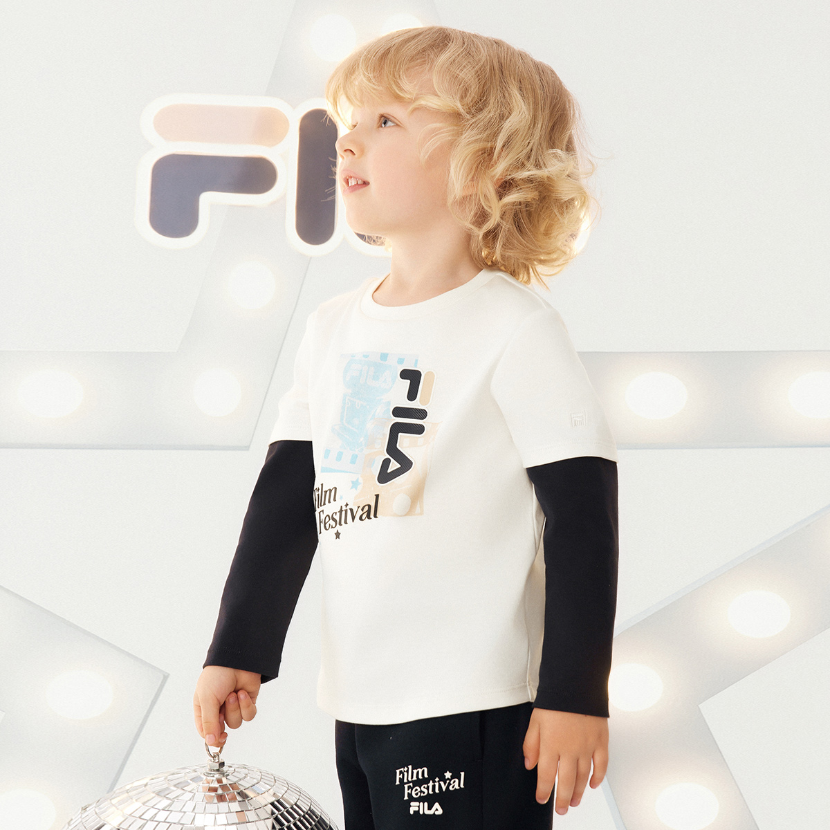 Унисекс футболка Fila KIDST (белая) — фото 5