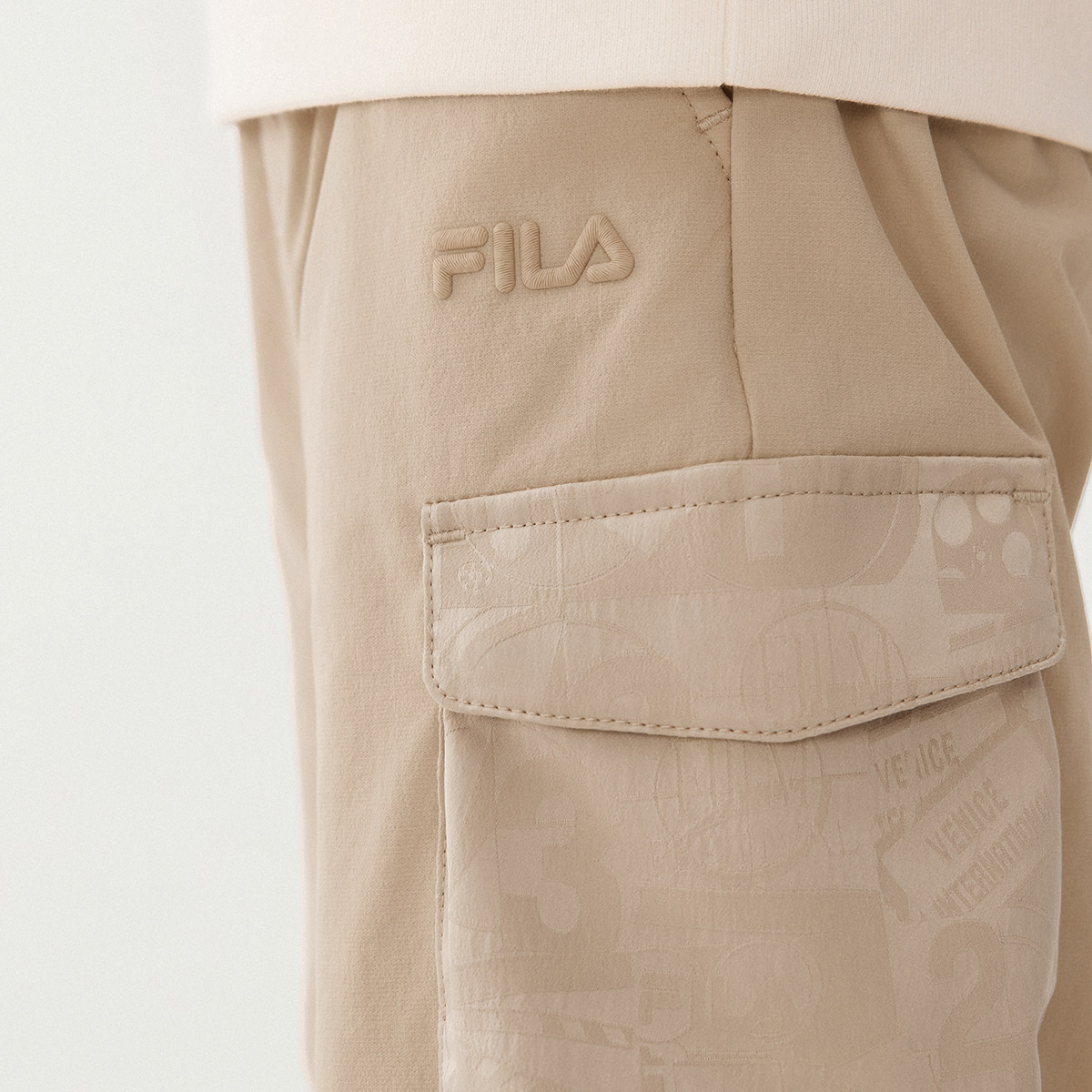 Штаны Fila KIDS (бежевые) — фото 6