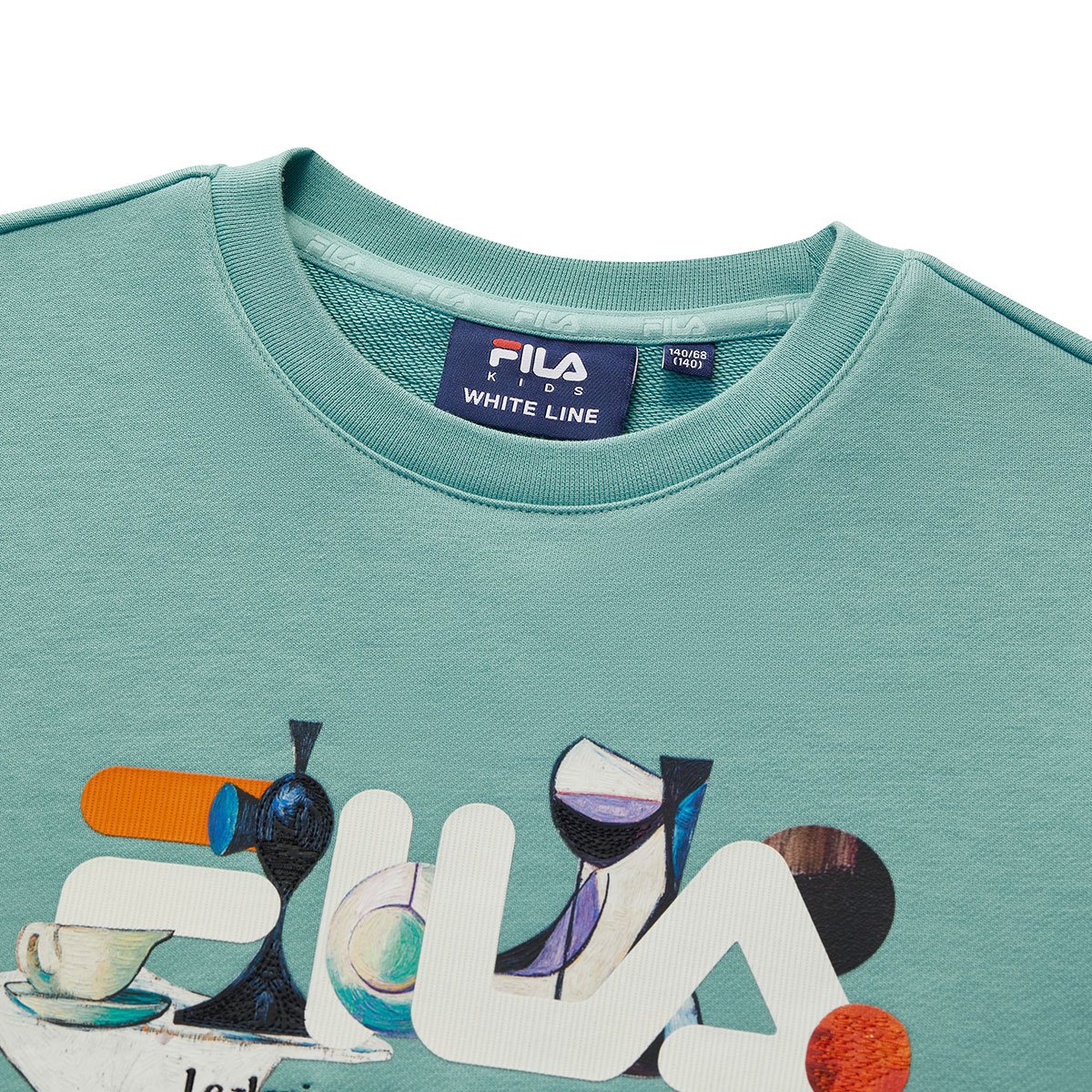 Худи FILA KIDS (зеленый) — фото 3