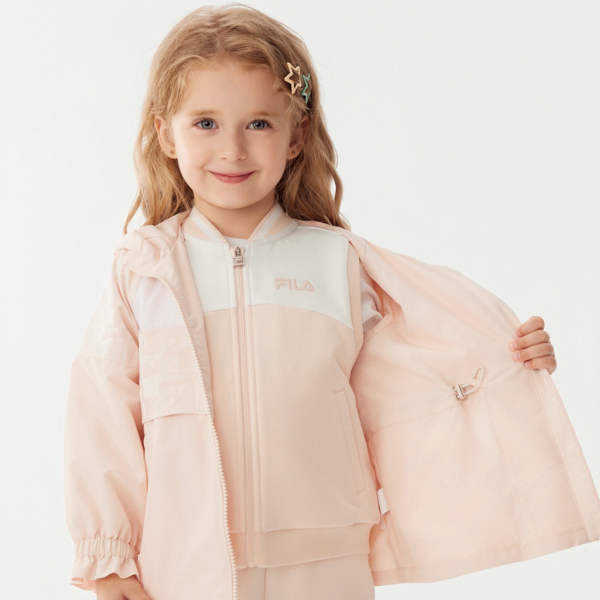 Женский костюм Fila KIDS (розовый) — фото 3