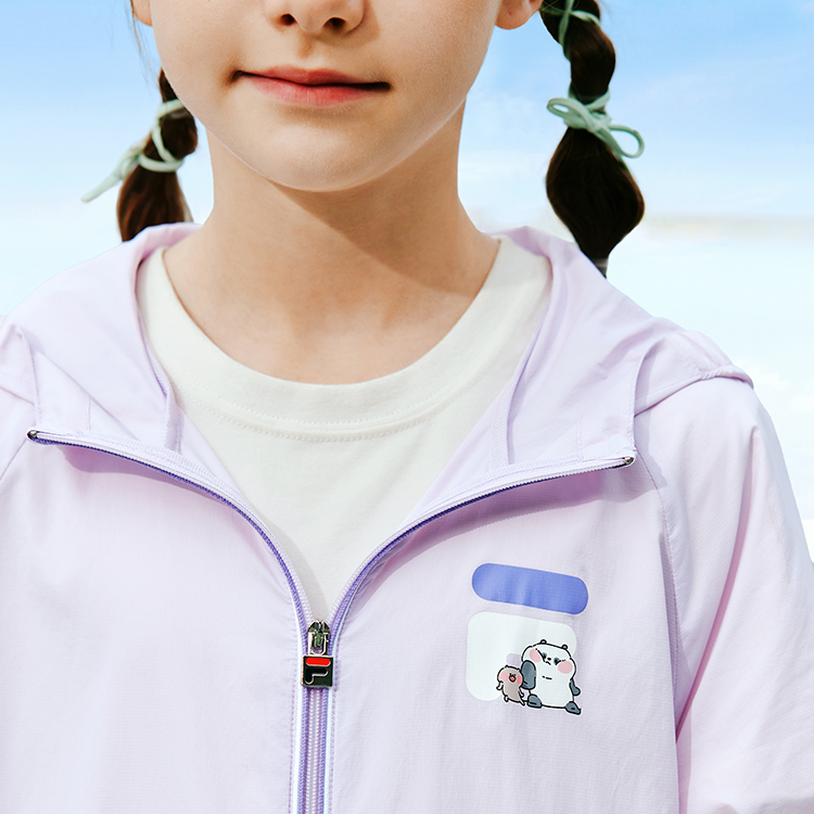 Куртка Fila (светло-фиолетовая) — фото 8
