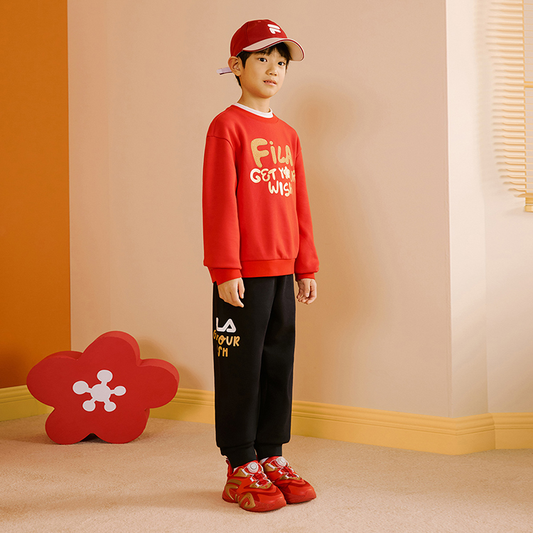 Худи Fila KIDS ORIGINALE (красная) — фото 6