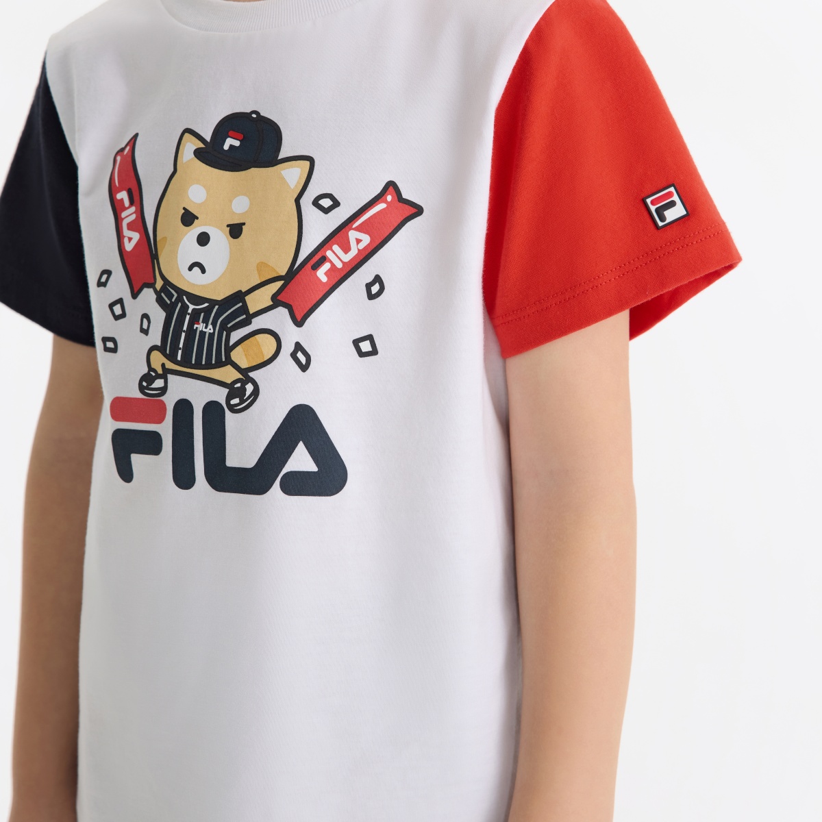 Футболка FILA KIDS (белая) — фото 6