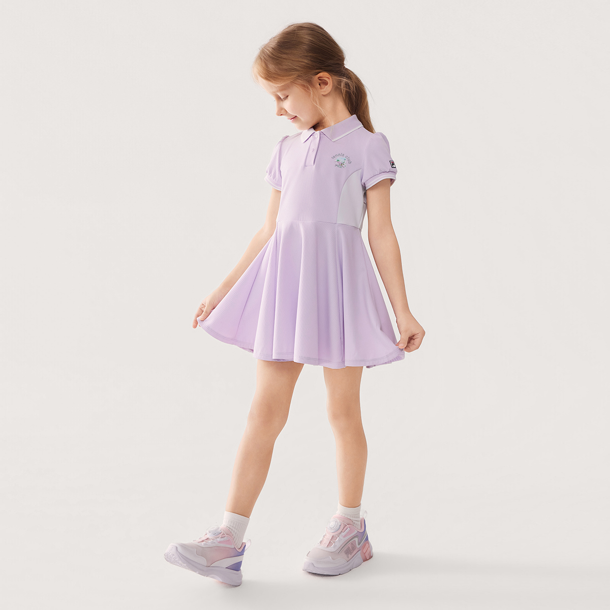 Платье Fila KIDS Performance-FPH (фиолетовое) — фото 4
