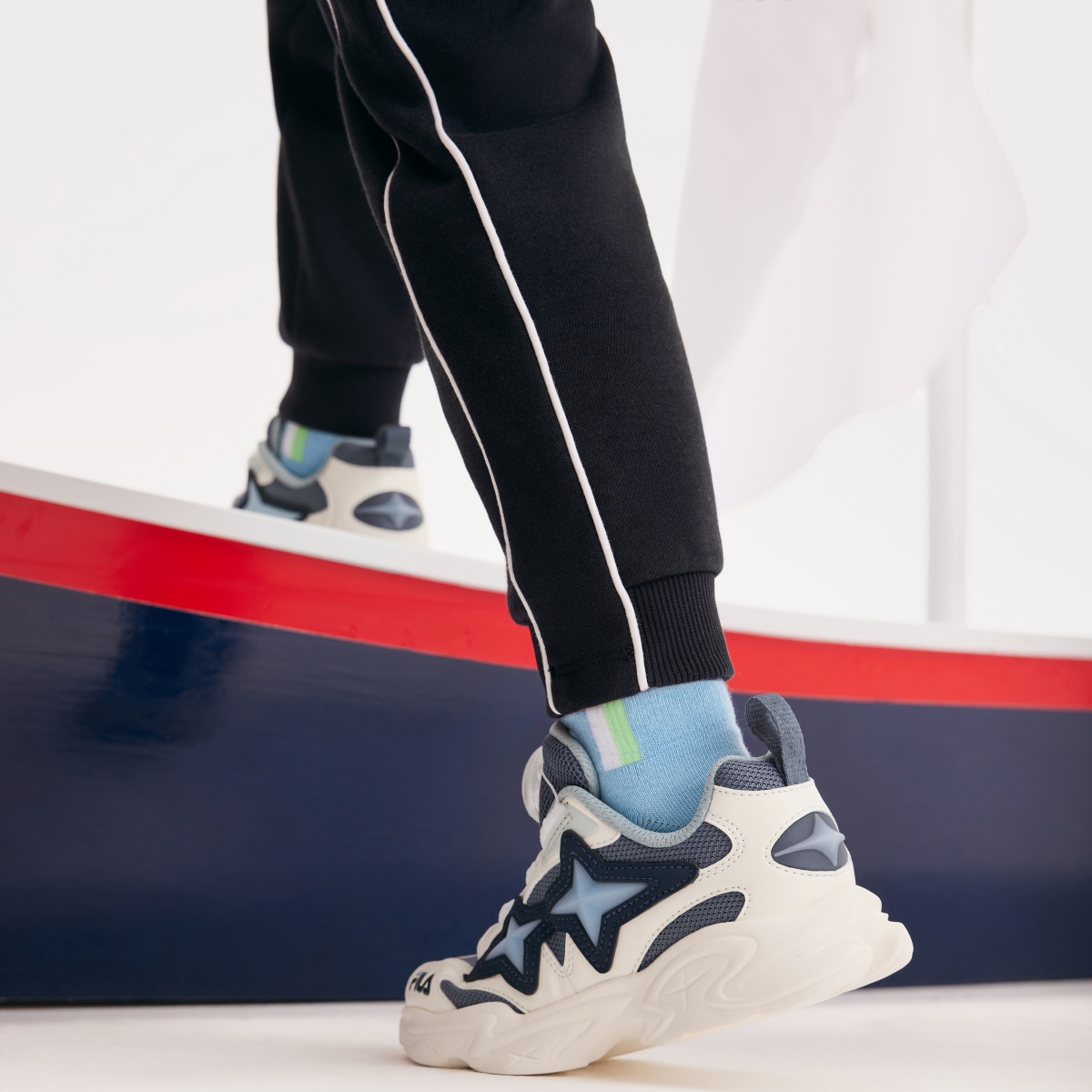 Кроссовки Fila KIDS BOA (молочно-белые) — фото 8