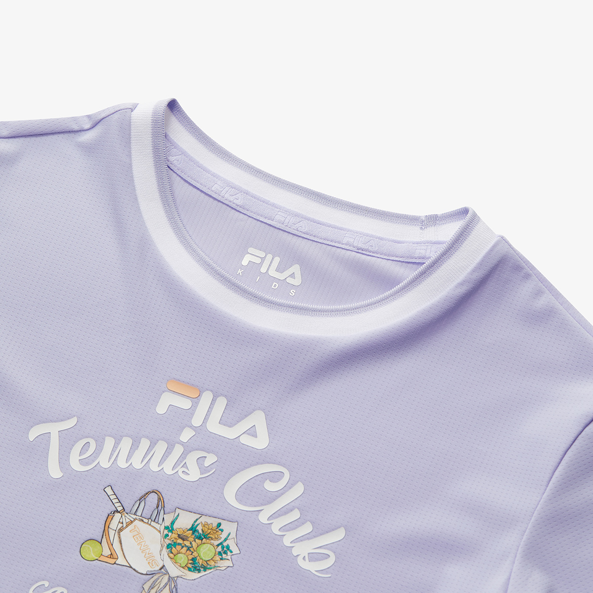 Футболка Fila KIDST (фиолетовый) — фото 3