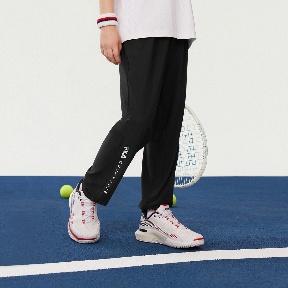 Детские штаны FILA KIDS (синие) — фото 3