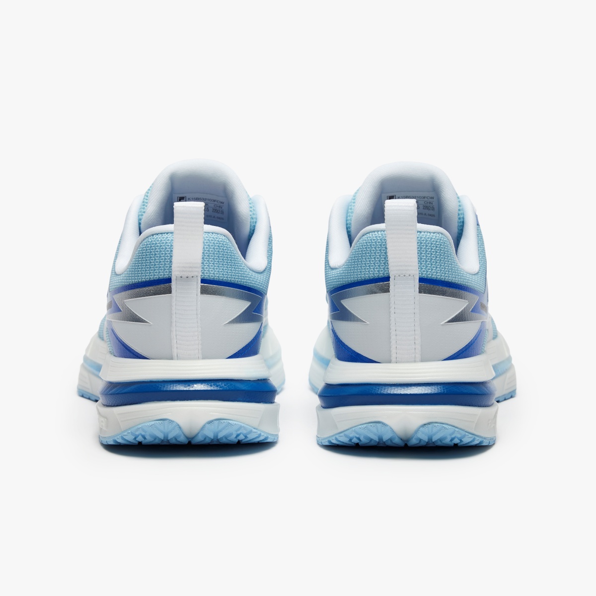 Детские кроссовки Fila KIDS SPEED 5 S (сиренево-белые) — 香堇蓝/斐乐白 — фото 4