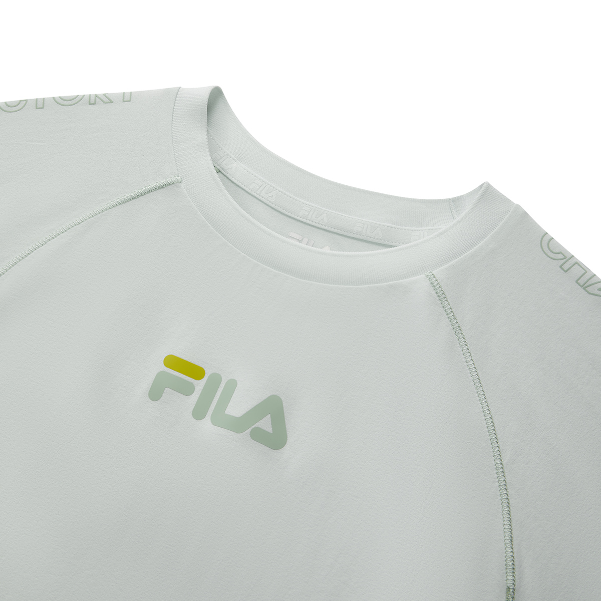 Мужская футболка Fila (дымчато-синяя) — фото 3